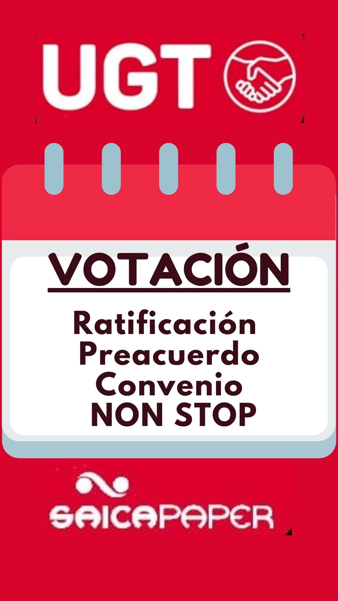 Ccnsaicapaper 2019 16 Junio VotaciÓn Preacuerdo Web Ugt Saica Paper España 7381